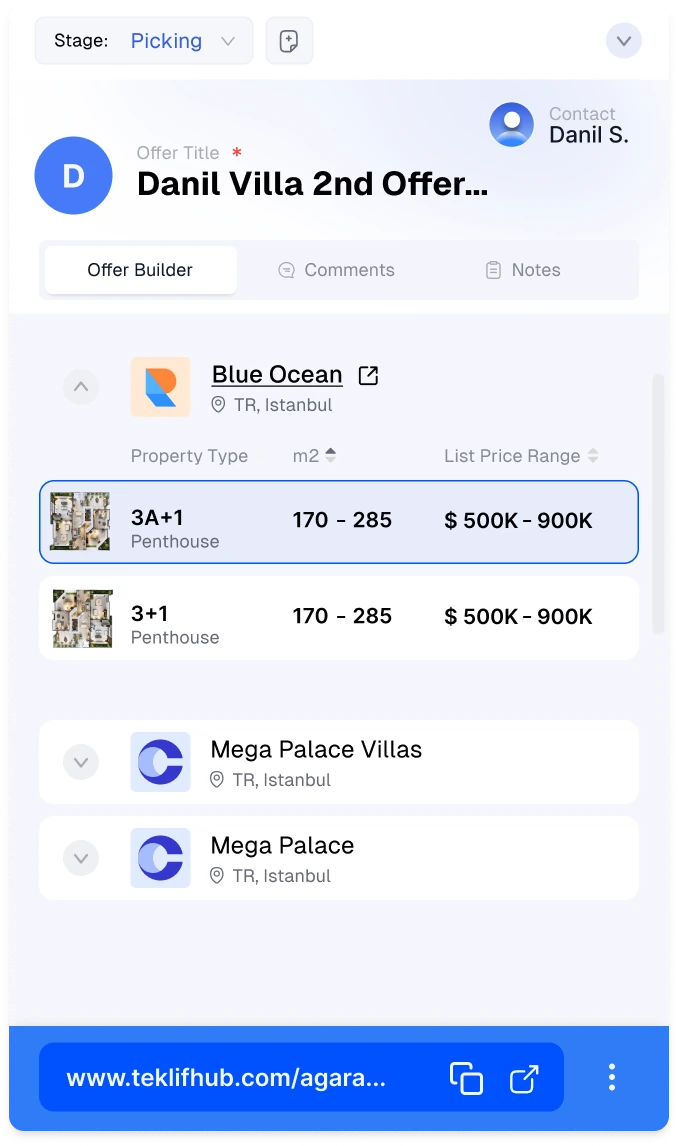 Active Offer Builder